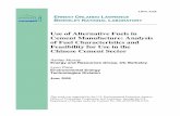 Use of Alternative Fuels in Cement Manufacture: Analysis ... · This report provides an overview of the technical and qualitative characteristics of a wide range of alternative fuels