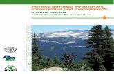 esources Forest genetic r - Bioversity International · 6.3 International developments in forest genetic resource conservation and management 74 6.3.1 International agreements and