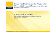 RENEWABLE ENERGIES for MANUFACTURING INDUSTRIES, 11.05 … · RENEWABLE ENERGIES for MANUFACTURING INDUSTRIES, 11.05 – 12.05.2015 USA: Prestage Food Process Poultry-processing plant