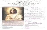 MAY 26, 2019 SIXTH SUNDAY OF EASTER WELCOME 26 2019 Bulletin.pdf · MAY 26, 2019 SIXTH SUNDAY OF EASTER 2nd Sunday: Knights of Columbus, Pancake Breakfast, St. Leo Hall, after 8:30