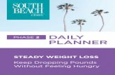 STEADY WEIGHT LOSS · 4 5 Fruit: a small apple or banana, 1 cup of fresh or frozen fruit salad or berries or 2 tablespoons of dried fruit. But please avoid raisins, figs, dates, currants