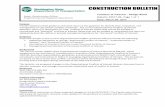 Construction Bulletin #2017-02: Conflicts of Interest - Design Build · 2019-05-01 · CONSTRUCTION BULLETIN Conflicts of Interest – Design-Build Bulletin #2017-02, Page 1 of 1