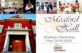Strategic Marketing Plan 2016-2020 - Meaford · The Meaford Hall Arts & Culture Strategic Marketing Plan 2016-2020 was developed in support of Council’s 2014-2018 Strategic Priorities: