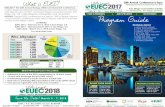 1,500 ATTENDEES | 400 SPEAKERS | 150 EXHIBITS HISTORY: The ...sergioaguerra.com/wp-content/uploads/2017/12/2017EUEC-Brochure… · What is EUEC? EUEC2017: The 20th Annual Energy,
