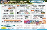 Great Gifts… · 2020-06-18 · For More Specials Visit MUST PRESENT COUPON AT TIME OF PURCHASE While supplies last. Agway Gift Cards make great gifts! Chatham Agway Route 66 •