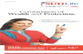 SUD Life DHAN SURAKSHA PLUS Insurance Plan that combines life insurance cover with a choice of 4 funds as investment options. You can now not only provide financial security to your
