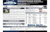 INDIANAPOLIS COLTS WEEKLY PRESS LEAST PENALTIES, 2013 SEASON Team Penalties Penalty Yards COLTS 31 242