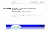 Quality Assurance Guidance Document Method Compendium€¦ · MQAG (D205-02) Research Triangle Park, NC 27711 Phone: (919-541-0871) E-mail: crumpler.dennis@epa.gov This is a living