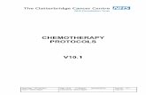 Chemotherapy Protocols V10 - clatterbridgecc.nhs.uk€¦ · Group III Three cycles full dose chemotherapy + IF XRT or 6 cycles full dose chemotherapy + IF XRT if residual abnormality