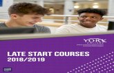 Where everyone matters and a late start coursesassets.yorkcollege.ac.uk/assets/files/Late-starts... · This course involves working towards an Extended Project Qualification (EPQ)