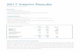 2017 Interim Results - London Stock Exchange...2017/08/23  · Condensed Consolidated Statement of Cash Flows L Six months ended 30 June #1 % 2017 !$( !$( Unaudited D € m " " Cash