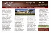 Grapevine June 2018 - Wine & Spirits of Slingerlands · Wine Tastings Friday, 4-7 & Saturday, 2-5 Days not mentioned will feature New Arrivals. Fri 6/1: Welcome to Summer Reds, Whites