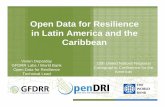 Open Data for Resilience in Latin America and the Caribbeanunstats.un.org/unsd/geoinfo/RCC/docs/rcca10/E Conf_103_45... · 2015-05-01 · Labs The Open Data for Resilience Initiative