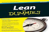 by Natalie Sayer and Bruce Williams · 2015-09-16 · About the Authors Natalie J. Sayer is the owner of I-Emerge, an Arizona-based global consultancy, and co-author of Lean For Dummies,