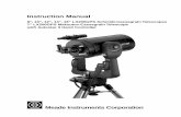 Instruction Manual - Duke University Mathematics Departmentplesser/observatory/LX200GPS_manual.pdf4 QUICK-START GUIDE It is recommended that you attach the supplied tripod to the LX200GPS