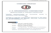 COMPANY PROFILE J. D. ENGINEERING CORPORATIONimg.tradeindia.com/fm/3665728/COMPANY_PROFILE.pdf · company profile j. d. engineering corporation (manufacturer & turn-key contractor)