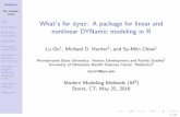 What's for dynr: A package for linear ... - modeling.uconn.edu...nonlinear DYNamic modeling in R Lu Ou1, Michael D. Hunter2, and Sy-Miin Chow1 Pennsylvania State University: Human