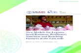 New Models for Legume Seed Business: Resilience, Nutrition ... · USAID), key legume field actors (Legume Innovation Lab, Pan-African Bean Research Alliance) and other stakeholders