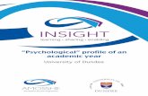 AMOSSHE Insight Psychological profile of an academic year · 2016-06-12 · “Psychological” profile of an academic year The Student Services Organisation The Student Services