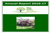 Annual Report 2016-17 - The Hills Food Frontier · In 2015 THFF consolidated its place in the Hills culture by introducing a new concept and showing a documentary called “Fair Food”