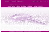 INTERNATIONAL JOURNAL OF LOGIC AND€¦ · INTERNATIONAL JOURNAL OF LOGIC AND COMPUTATION (IJLP) VOLUME 2, ISSUE 2, 2011 EDITED BY DR. NABEEL TAHIR ISSN (Online): 2180-1290 International