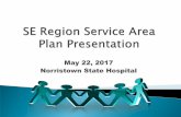 May 22, 2017 Norristown State Hospital...Historically used fewer beds = 3.8 per 100,000 population for state hospital utilization (about 80 beds for over 3.1 million adults in the