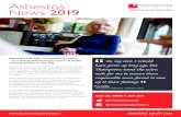 Thompsons Law - Asbestos News 2019 · 2019-01-28 · Important funds raised for Mesothelioma UK Thompsons Solicitors, alongside Llanelli-based law firm, J.M. Parsons & Co., raised