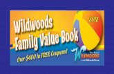 The Coupon Book of The Wildwoods - Jersey Cape …...The Coupon Book of The Wildwoods All you can Bowl for two hours, shoe rentals, large cheese pizza, and a pitcher of Coca-Cola for