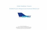 FAA Safety Team FAASTeam Representative Manual · 2019-09-25 · Remedial Training ... FAASTeam Program Managers (FPM) or Safety Liaison Team contact (SLT) if no FPM is hosted in
