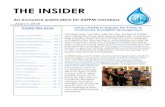 THE INSIDER...THE INSIDER An exclusive publication for ASFPM members —March 2018 Using CHARM to Engage the Public in Community Floodplain Management One-liners aside, and there might