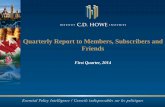 Quarterly Report to Members, Subscribers and Friends · 2 Monetary Policy Council releases Q1 policy events 18 policy events and special meetings, including: ... 9 policy outreach