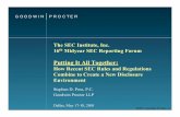 Putting It All Together - Goodwin/media/Files... · "Putting it All Together: How Recent SEC Rules and Regulations Combine to Create a New Disclosure Environment" (May 17-18, 2001