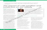 ZH ORRN DW The impact of cold weather and loneliness on ... · in some closures of accident and emergency departments (Campbell, 2017). This leads to a discussion of delayed discharges.