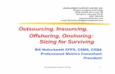Outsourcing, Insourcing, Offshoring, Onshoring: Sizing for ......DEVELOPMENT SUPPORT CENTER, INC. People Leveraging Technology 14250 oakdale drive suite 150 elm grove, wisconsin 53122