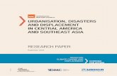 NORWEGIAN REFUGEE COUNCIL URBANISATION, DISASTERS … · URBANISATION, DISASTERS AND DISPLACEMENT IN CENTRAL AMERICA AND SOUTHEAST ASIA RESEARCH PAPER September 2014 DISASTERS CLIMATE