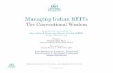 Managing Indian REITs · • IFRS vs. US -GAAP: – BV vs. MV narrower with IFRS? – Improved performance legibility • Growth Potentials ... (2015). The Relationship between Indian