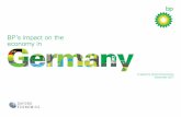BP’s impact on the economy in€¦ · German GDP and 63,100 jobs.-onm401€li il on capital goods, which, combined with BP’s worldwide spending, supported an estimated €220