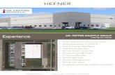 Experience DR. PEPPER SNAPPLE GROUP - Hefner …hefnerinvestments.com/wp-content/uploads/2018/08/Dr...PEPPER SNAPPLE GROUP Experience Indianapolis, Indiana ¥ 73,500 SF Build-to-Suit