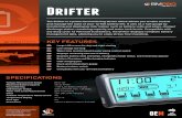 Drifter - Amazon S3€¦ · Drifter AB rand The Drifter is a powerful monitoring device which allows you to take control and manage the state of your 12 Volt battery life. It acts