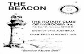 Narooma Rotary Club Inc · The Narooma Rotary Beacon P~~4 NAROOMA SPORTING &SERVICES CLUB THE OBJECT OF ROTARY The object ofRotary istoencourage and fosterthe Ideal of Service asabasis