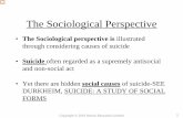 The Sociological Perspective - York University...Symbolic Interactionism 1. Arose out of influence of Weber, Mead, & Goffman: 2. Weber emphasized importance of Verstehen: 3. Empathetic