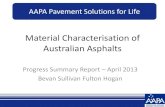 Material Characterisation of Australian Asphaltsaapaqtmr.org/SAWS20130405/SAWS20130405_2_Bevan_Sullivan_PPT.pdfMaster Curve C450 Binder . Master Curve C600 Binder . Master Curve A15E