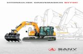 Hydraulisk gravemaskin sy75c · 2018-06-28 · SANY Germany‘s forhandlere er nøye utvalgt og opplært til å gi den beste kundes-ervicen innen sektoren containerhåndteringsmaskiner.