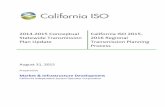 2014-2015 Conceptual California ISO 2015- 2016 Regional ... · 2014-2015 Conceptual Statewide Transmission Plan Update California ISO 2015-2016 Regional ... IID3 Imperial County Niland