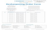 Resharpening Order Form - Amazon Web Services...Resharpening Order Form Ship Cutters To: JPP Cutter Sharpening 4827 W Ponderosa Ln Glendale AZ 85308 Ship Diamond Burnishers, Diamond