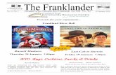 BYO Rugs, Cushions, Snacks & Drinks - Frankland River CRCfranklandrivercrc.net.au/wp-content/uploads/2016/03/Vol... · 2016-03-14 · Page 2, 25 Jan 2016 The Franklander Frankland