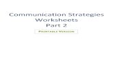 Communication Strategies Worksheets Part 2 · Communication Strategies Part 2 Worksheets lynwestwood@outlook.com 1 Session Eight: Body Language Physical comedy is a great way to add