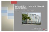 Rockville Metro Plaza II · Figure 2: Rockville Pike Entrance - JMV Building Summary Rockville Metro II is the second part of a three phase project that will aid in revitalizing its