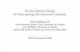 On the Optimal Design of Participating Life Insurance ... · discuss insurance demand - role of regulatory environment (SII) constraints B fair pricing B solvency 2. Aim Investigate
