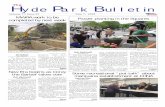 yde Park Bulletin...Hyde Park announces 150th Anniversary Street Festival HP150, the community col-laborative spearheading Hyde Park’s 150th anniversary cel-ebration, is pleased